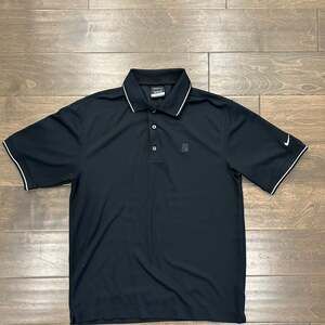 Nike Court Heritage Men's Tennis Polo Black/White S